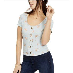 Hippie Rose Size XL Junior Tshirt Rayon